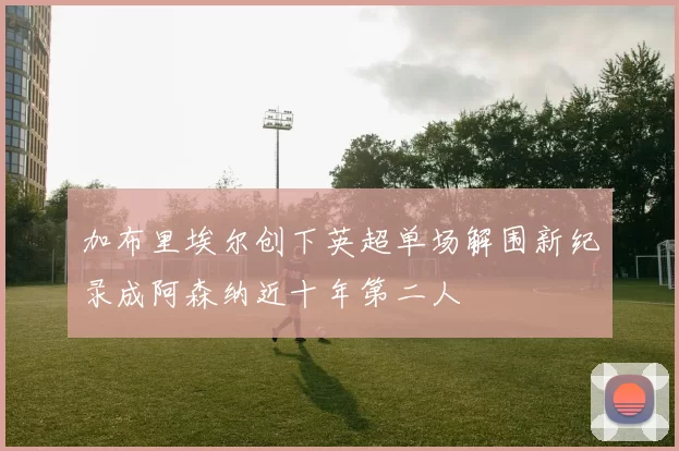 加布里埃尔创下英超单场解围新纪录成阿森纳近十年第二人